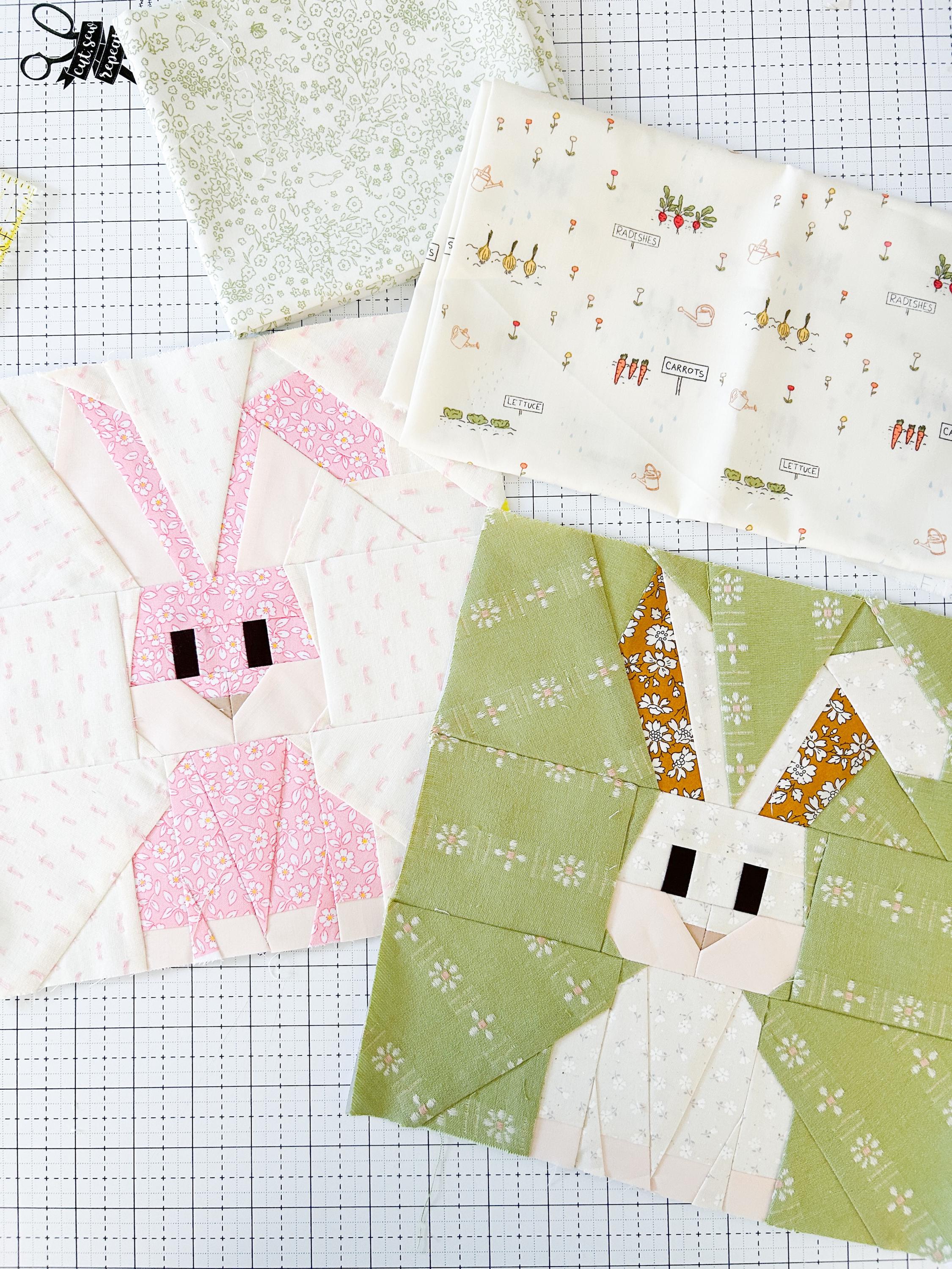 Bunny FPP Pattern - PDF Download - Foundation Paper Piecing - Etsy