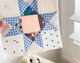 Ohio Star FPP Pattern - PDF Download - Foundation Paper Piecing