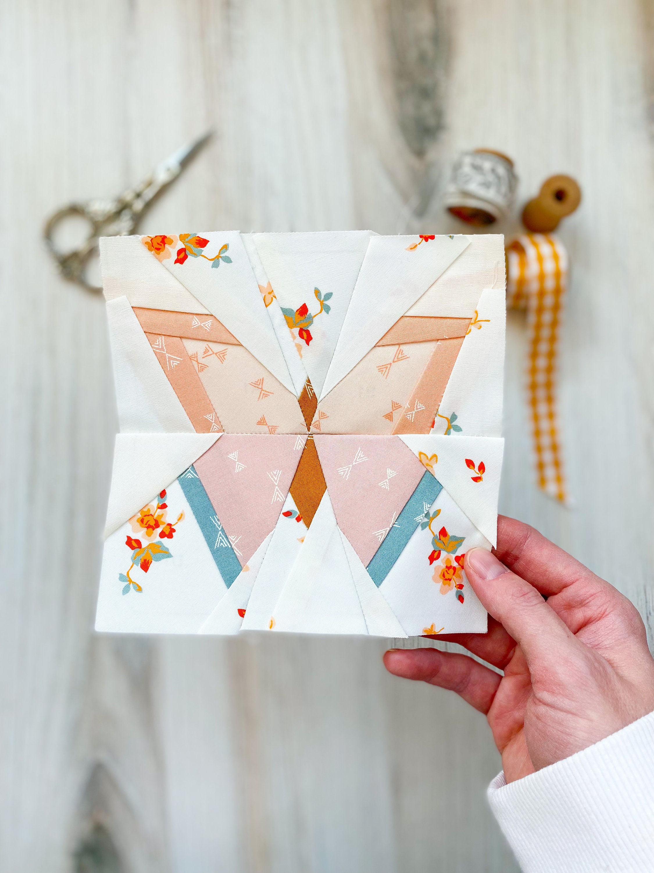 Take Flight Butterfly FPP Pattern - PDF Download - Foundation Paper ...