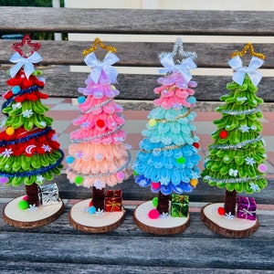 DIY Chenille Pipe Cleaner Tree - The Shabby Tree