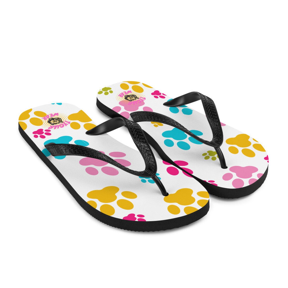 Paw Print FlipFlops cat flip flops dog flip flops paw Etsy