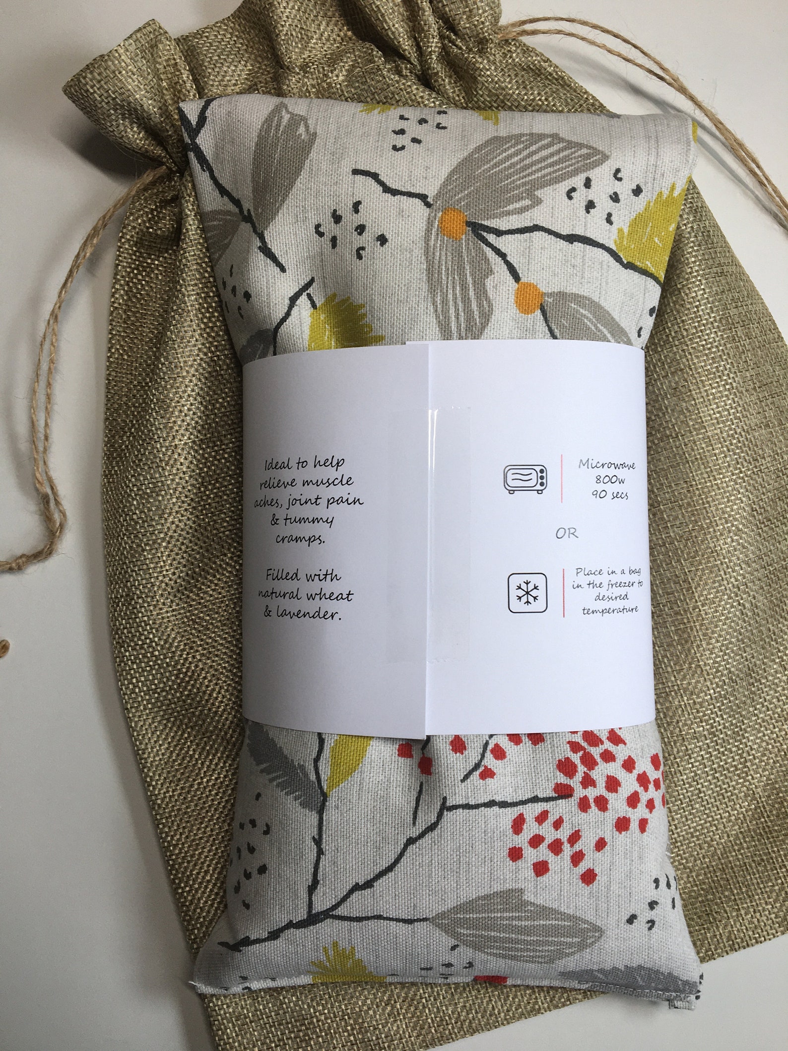 Wheat Bag with Organic Lavender Wheat Bag Heat Pack Cold Pack Etsy