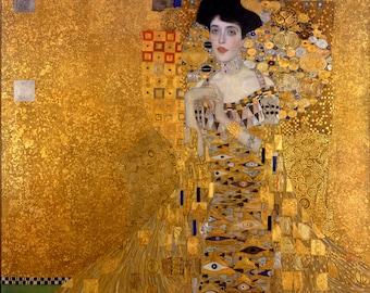Portrait of Adele Bloch-Bauer I by Gustav Klimt 100% Hand Painted Oil Painting Reproduction