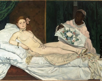 Olympia by Edouard Manet 100% Hand Painted Oil Painting Reproduction