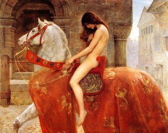 Lady Godiva by John Collier 100% Hand Painted Oil Painting Reproduction