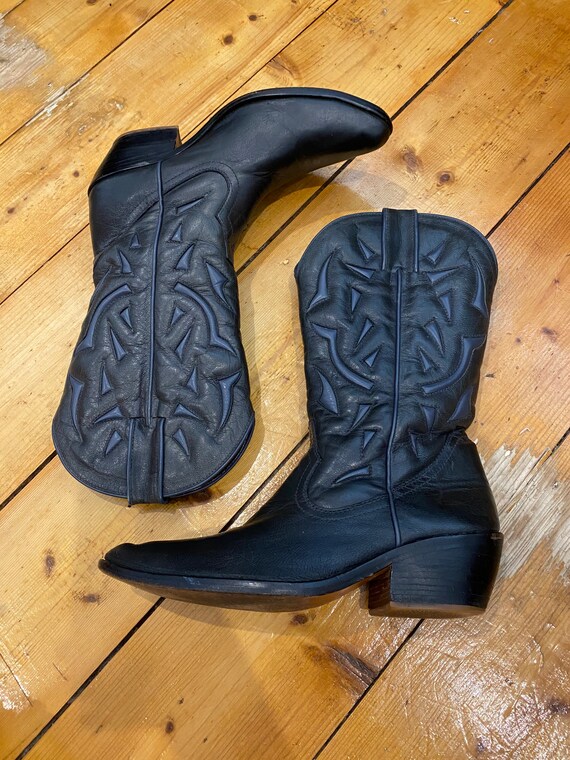 COWBOY BOOTS GUNMETAL