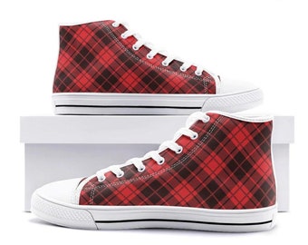 Plaid high hotsell tops