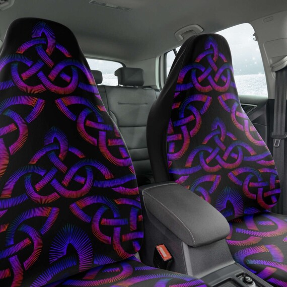 Designer car seat covers top