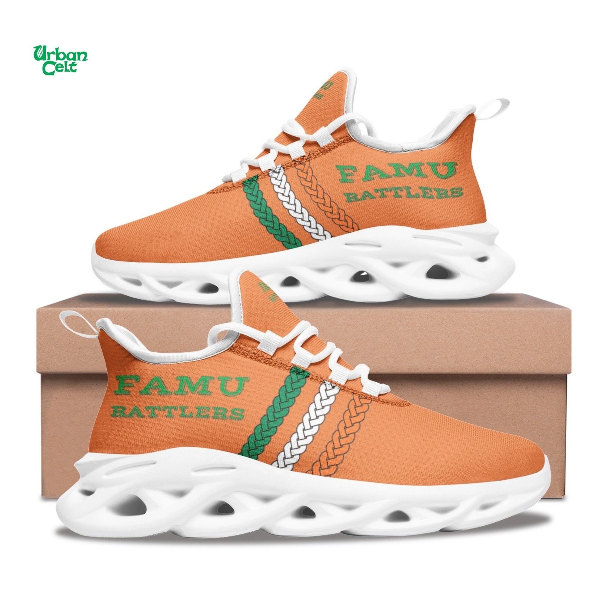 FAMU RATTLERS Custom Sneakers Florida A&M University Famu - Etsy