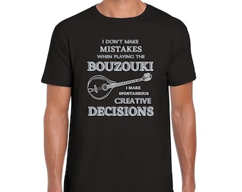 Funny Bouzouki T-shirt, Bouzouki Shirt, Bouzouki Musician Gift Ideas, Bouzouki Player T-shirt, Gift Ideas for Bouzouki Player, Bouzouki Gift