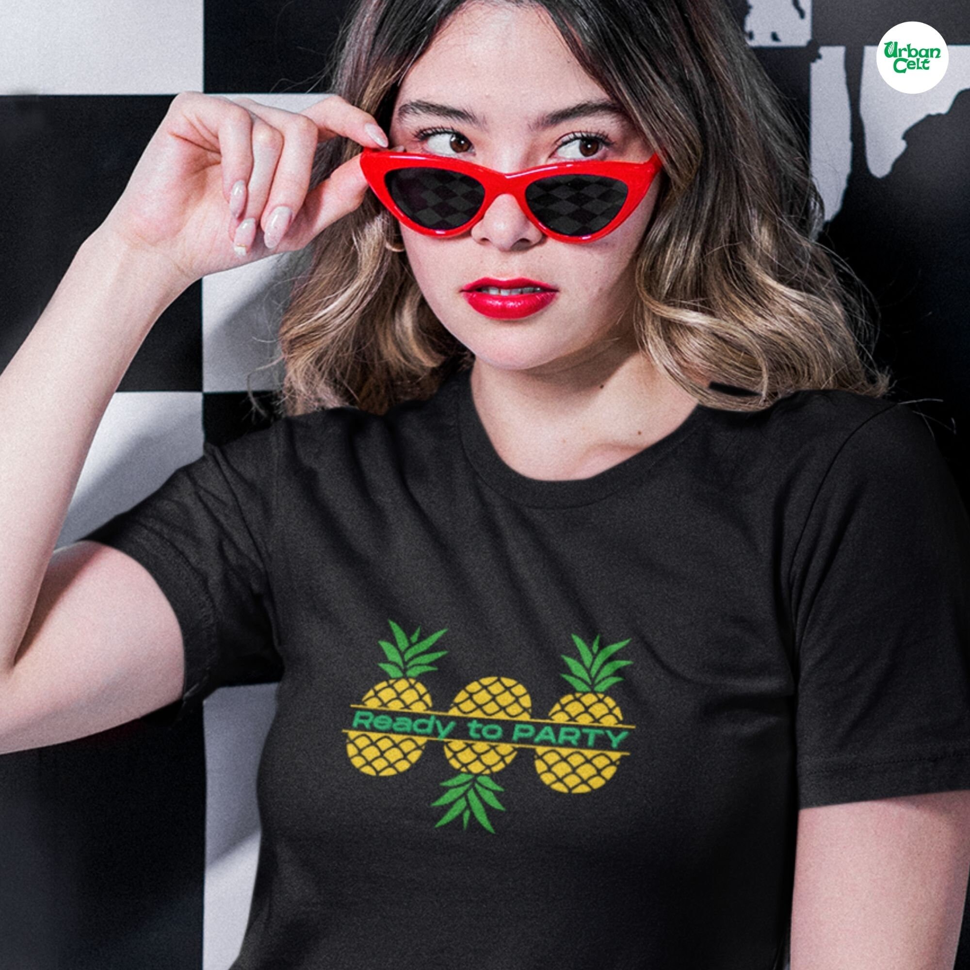Adult Party Pineapple Shirt Adult Lifestyle Pineapple Shirt
