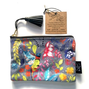 Mini bolso de mano con forma de colibrí
