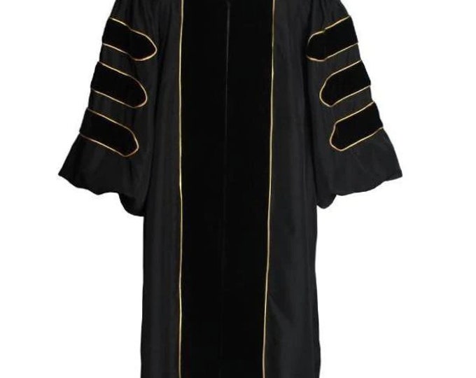 Utica Doctoral Robe Deluxe Doctoral Gowns Sizes 4'6 - 6'11 | Available in 11 Colors ...