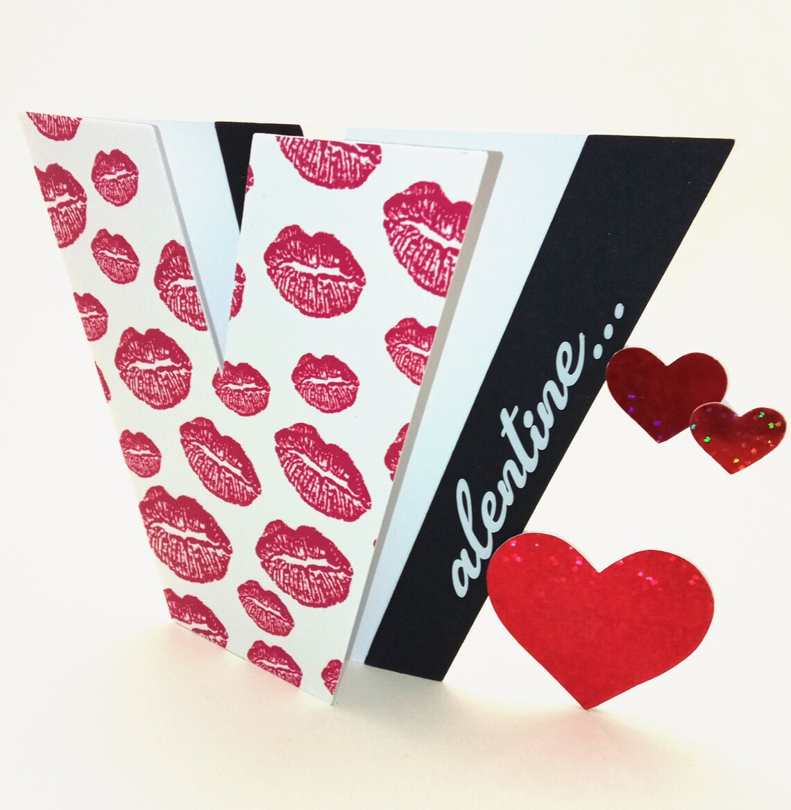 Valentine Card, Valentines, Hearts, Valentines Day, Card for Him, Card