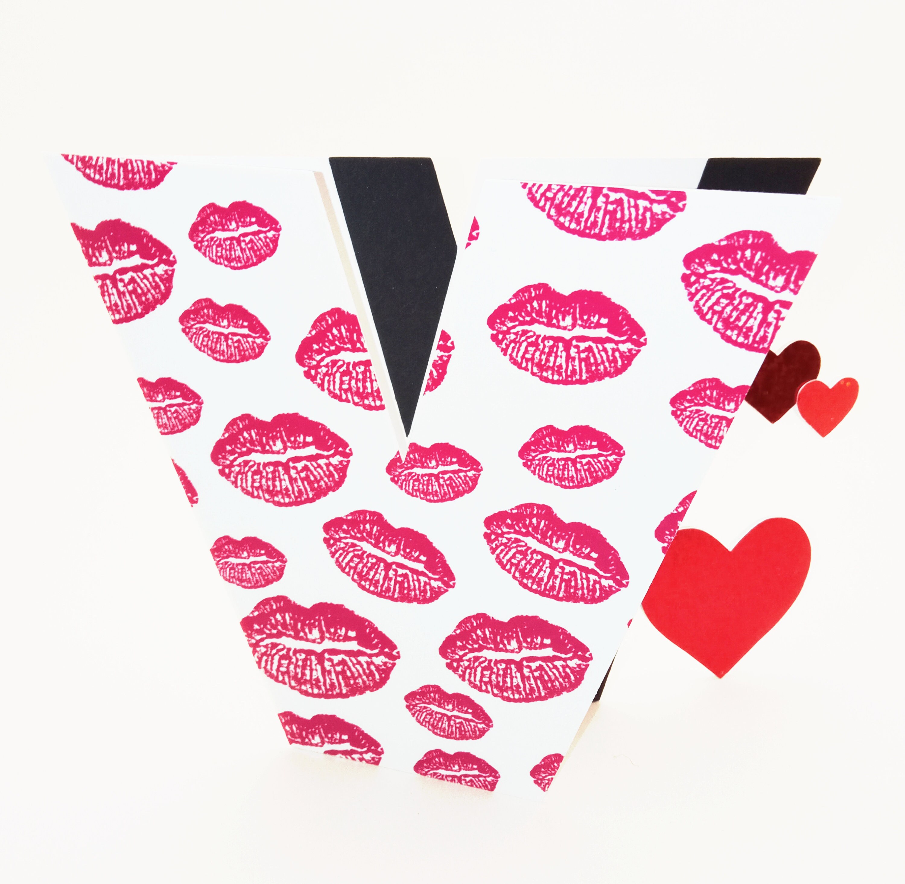 Valentine Card, Valentines, Hearts, Valentines Day, Card for Him, Card