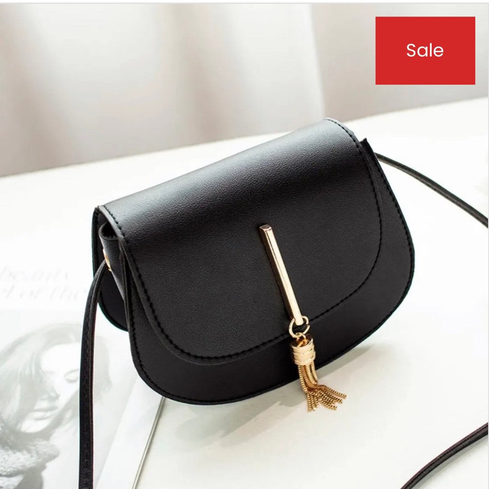 Small Crossbody Purse Cute Black Purse Gift for Her Perfect Etsy