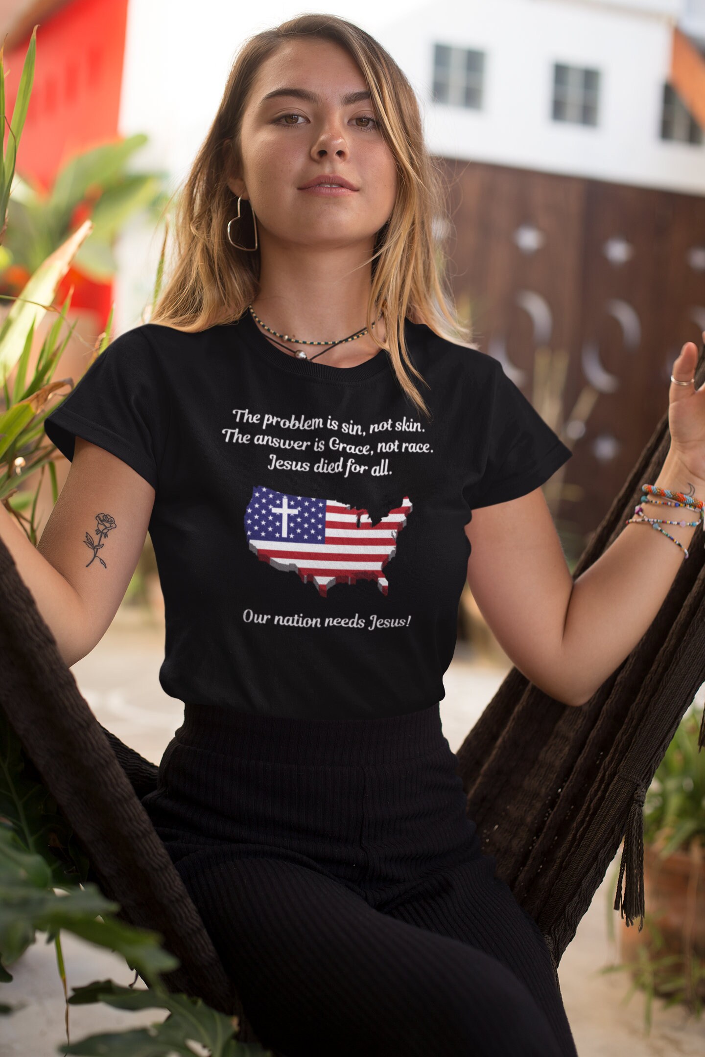 Unisex our Nation Needs Jesus T-shirt 