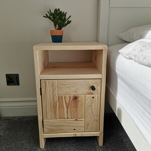Rustic Bedside Table - Etsy UK
