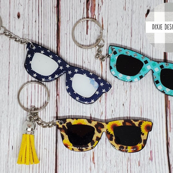 Sunglasses Keychain Etsy