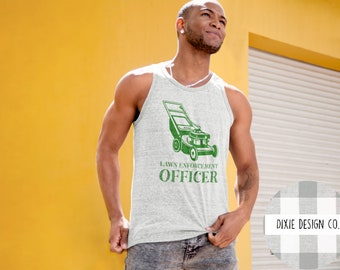 Lawn Enforcement Officer Shirt, Shirt for Him, Gift for Her, Gift for Dad, Shirt for Dad, Lawn Mower Shirt, Yard Work Shirt, Father's Day