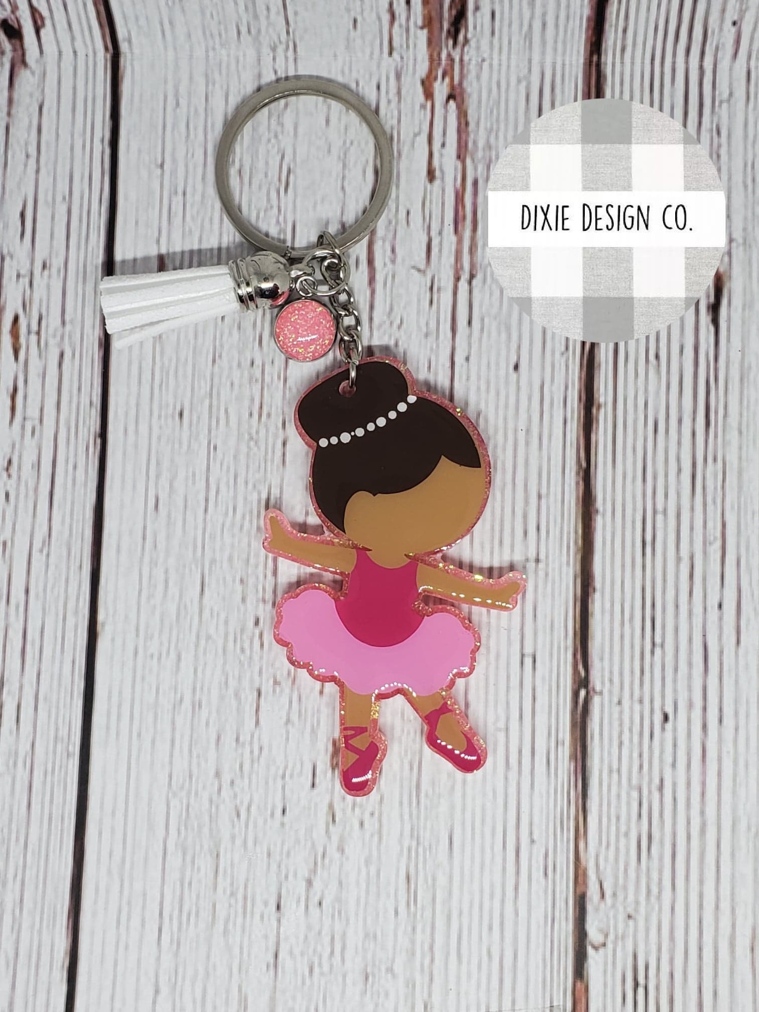 Ballerina Keychain Dancer Keychain Ballerina Ballet Etsy