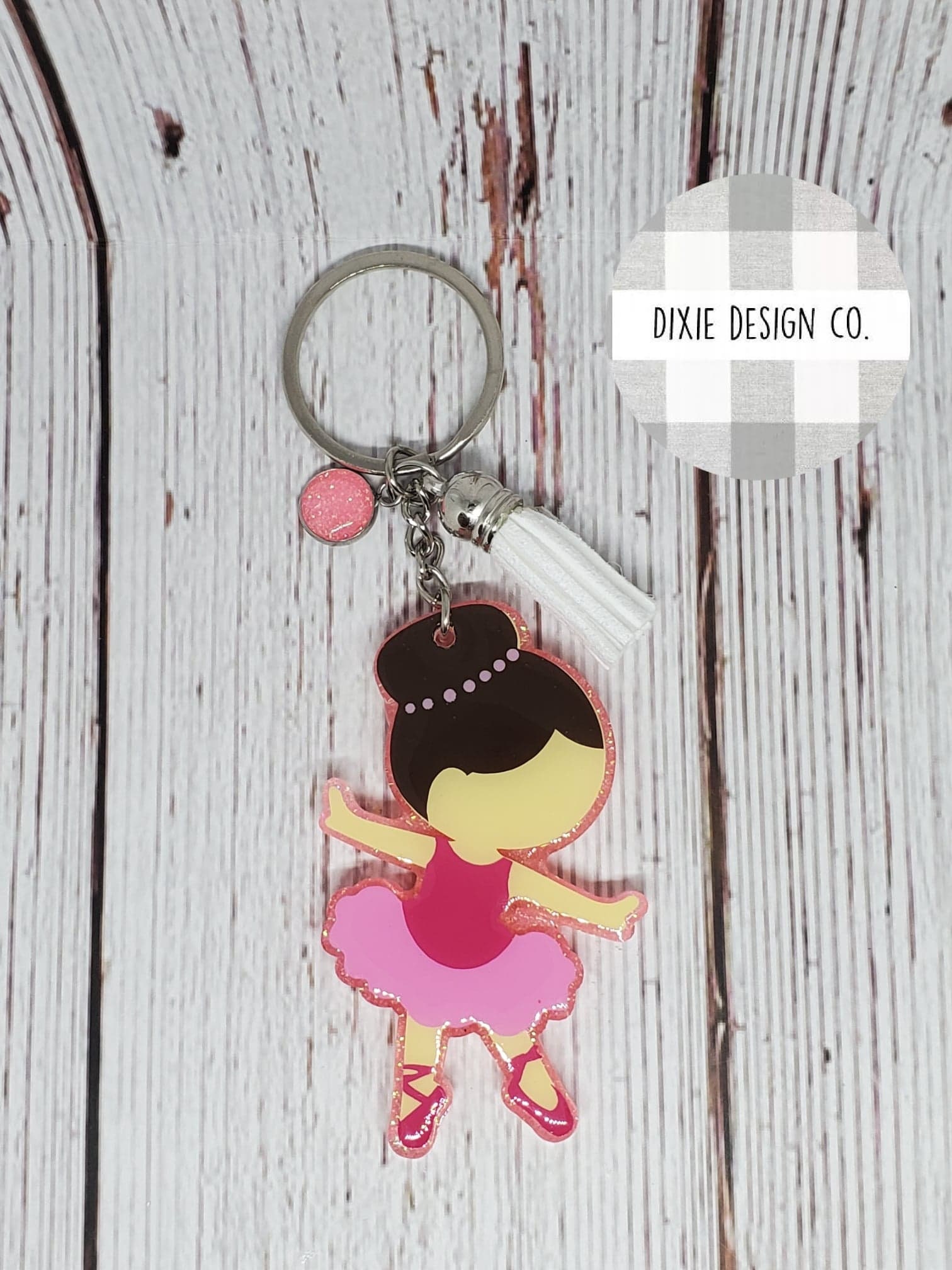 Ballerina Keychain Dancer Keychain Ballerina Ballet Etsy