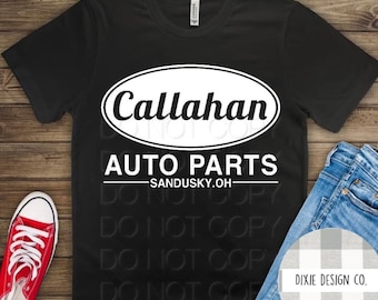 Callahan Auto Parts Tshirt, Movie Shirt, Movie Tshirt, Funny Shirt, Shirt for Him, Gift for Him, Tommy Boy, Callahan, Car Shirt