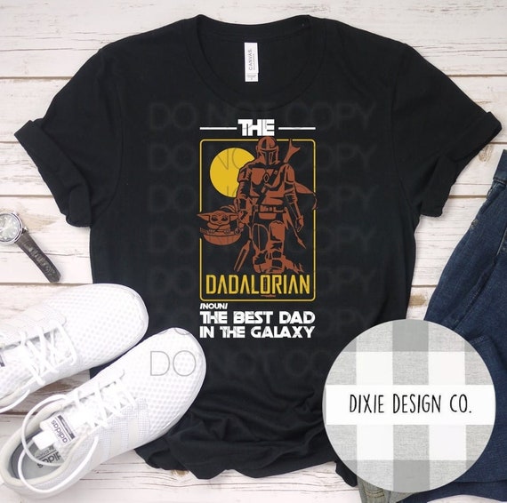 fathers day mandalorian shirt