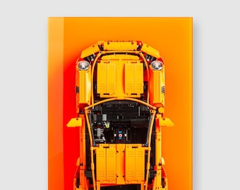Wall display for Lego® Technic 42056 Porsche 911 GT3 RS