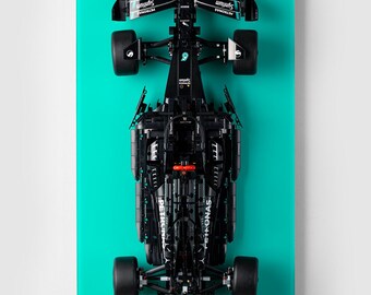 Wall display for LEGO® Technic 42171 Mercedes-AMG F1 Petronas Green