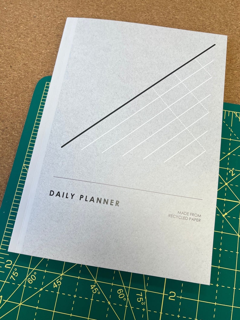 Daily Planner A5 Recycled 48 Double Paged Daily Notebook To Do List Daily Book image 3