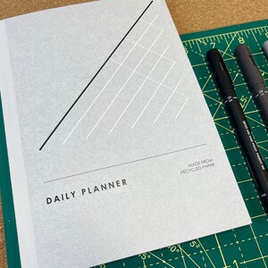 Daily Planner A5 Recycled 48 Double Paged Daily Notebook To Do List Daily Book image 4