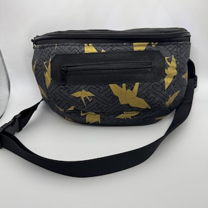 Fanny Pack/ Sling Bag Japanese Origami Crane print