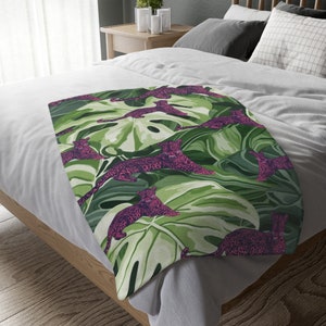 Velveteen Minky Blanket (Two-sided print)