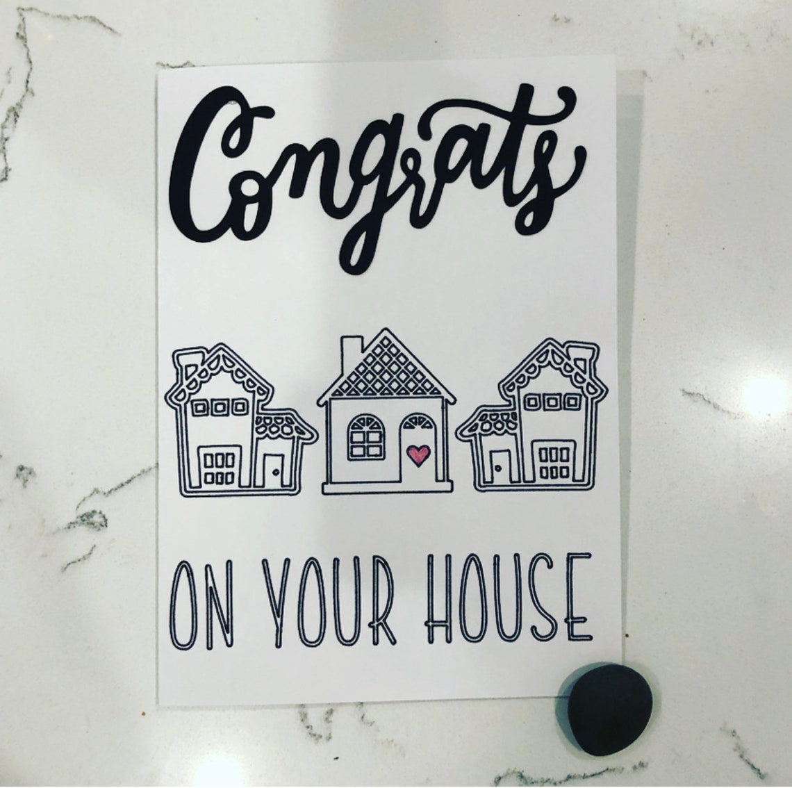 Congrats on Your Move // New House Card // Housewarming Card // House