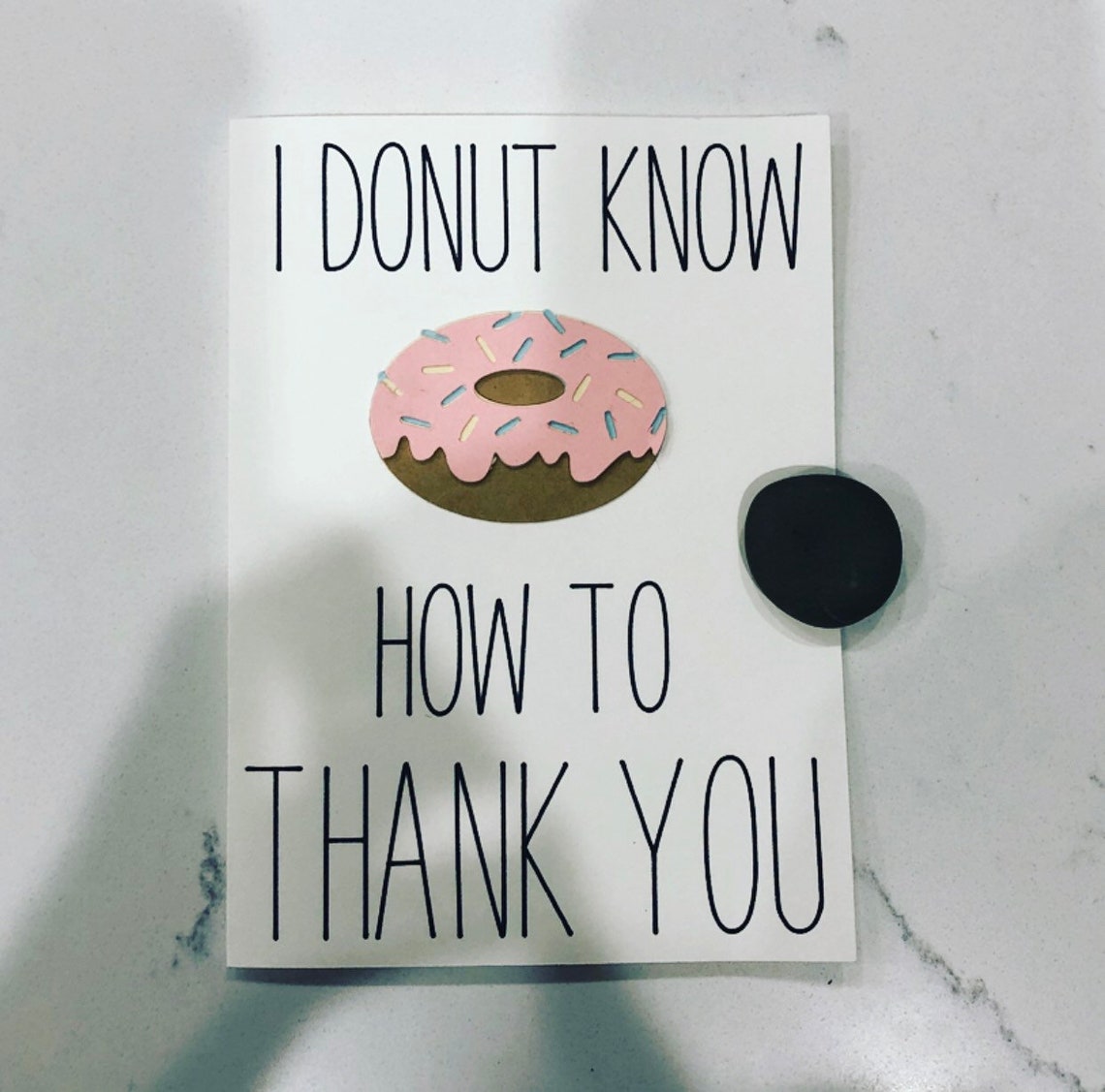 Punny food thank you cards 4 card set Desert Doodles and | Etsy