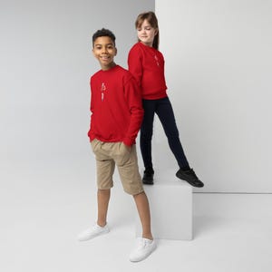 Caitlin Clark Indiana Fever Youth Crewneck Sweatshirt: Minimalist Style for Young Fans