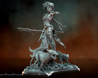 Tanis, Beast Mistress of the Wyldes - 1/10 Statue