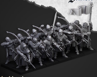 Peasant Gallia Archers | Highlands Miniatures