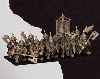 Sons of Marduk Warriors with Great Axes | Highlands Miniatures