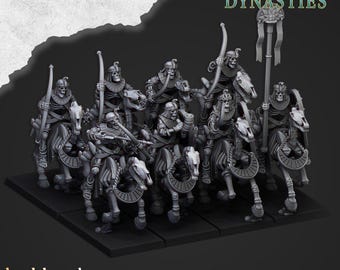 Ancient Skeletal Bow Cavalry | Highlands Miniatures