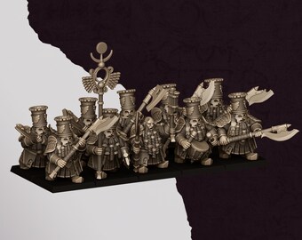 Sons of Marduk Heavy Guard with Great Axes | Highlands Miniatures