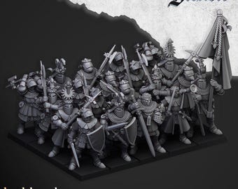 Gallia Knights On Foot | Highlands Miniatures