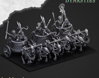 Ancient Skeletal Chariots | Highlands Miniatures