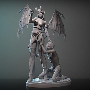 Sarysa the succubus queen 1:0 scale statue