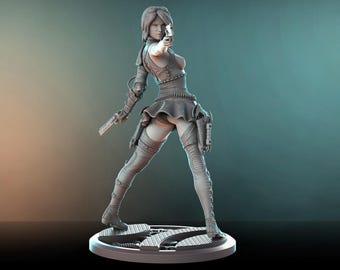 Felicia, Gambit Of Guns - 1:10 scale resin statue / bust