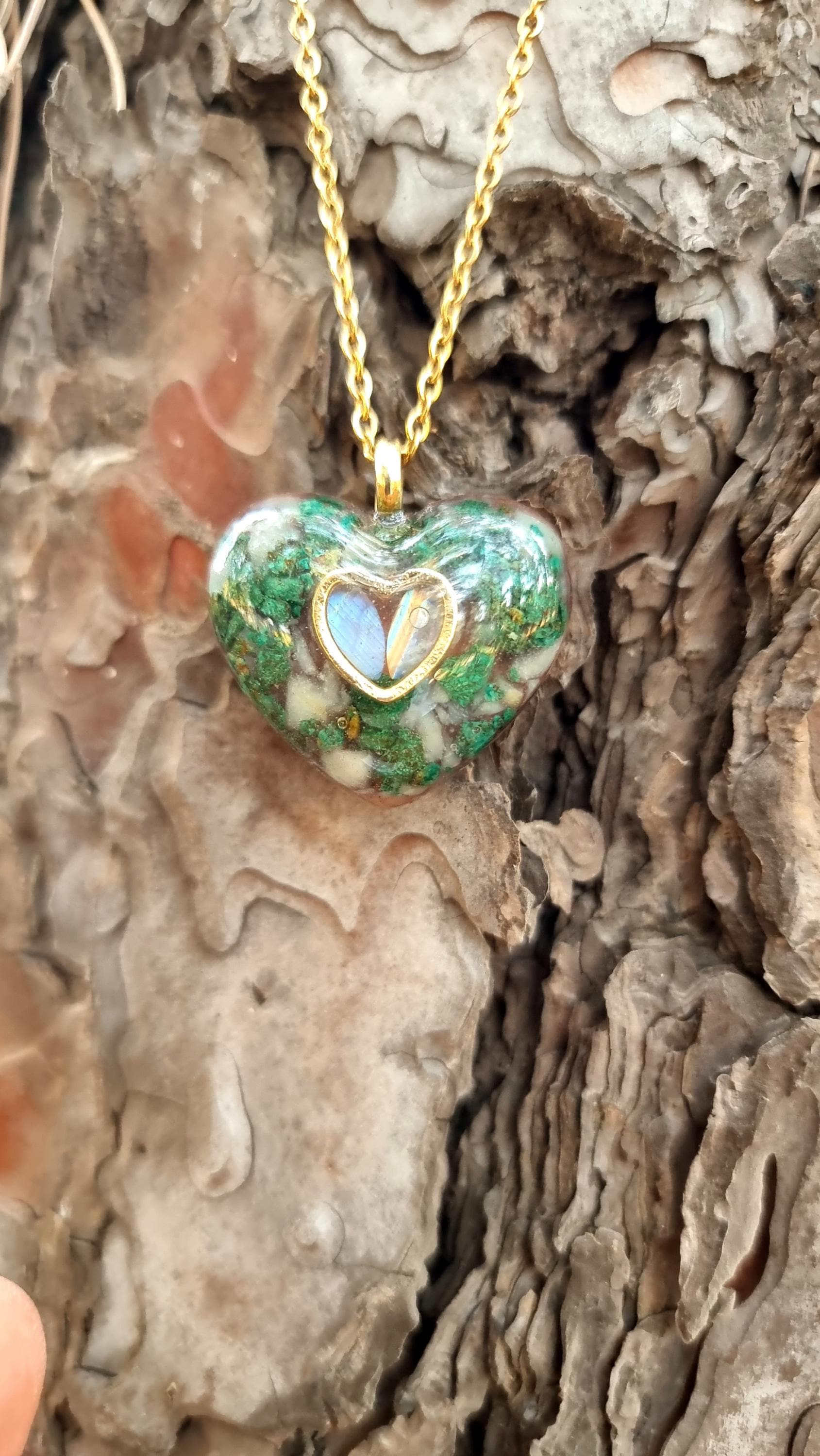 癒しのオルゴナイト❤️アメジスト＋ローズクォーツ＋ムーンストーンの