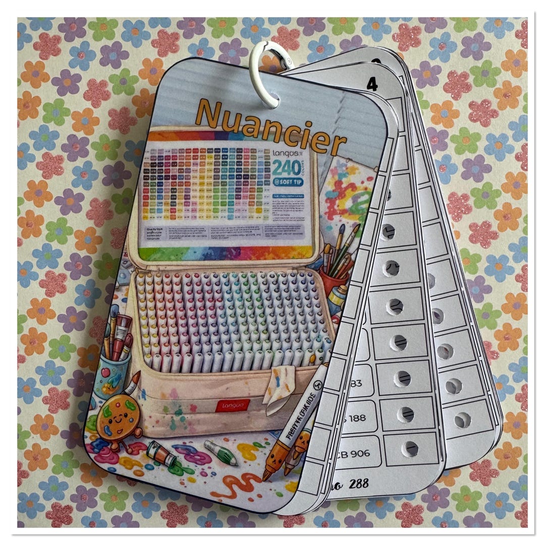 Languo 288 Color Chart - Numbered Color Chart - Etsy