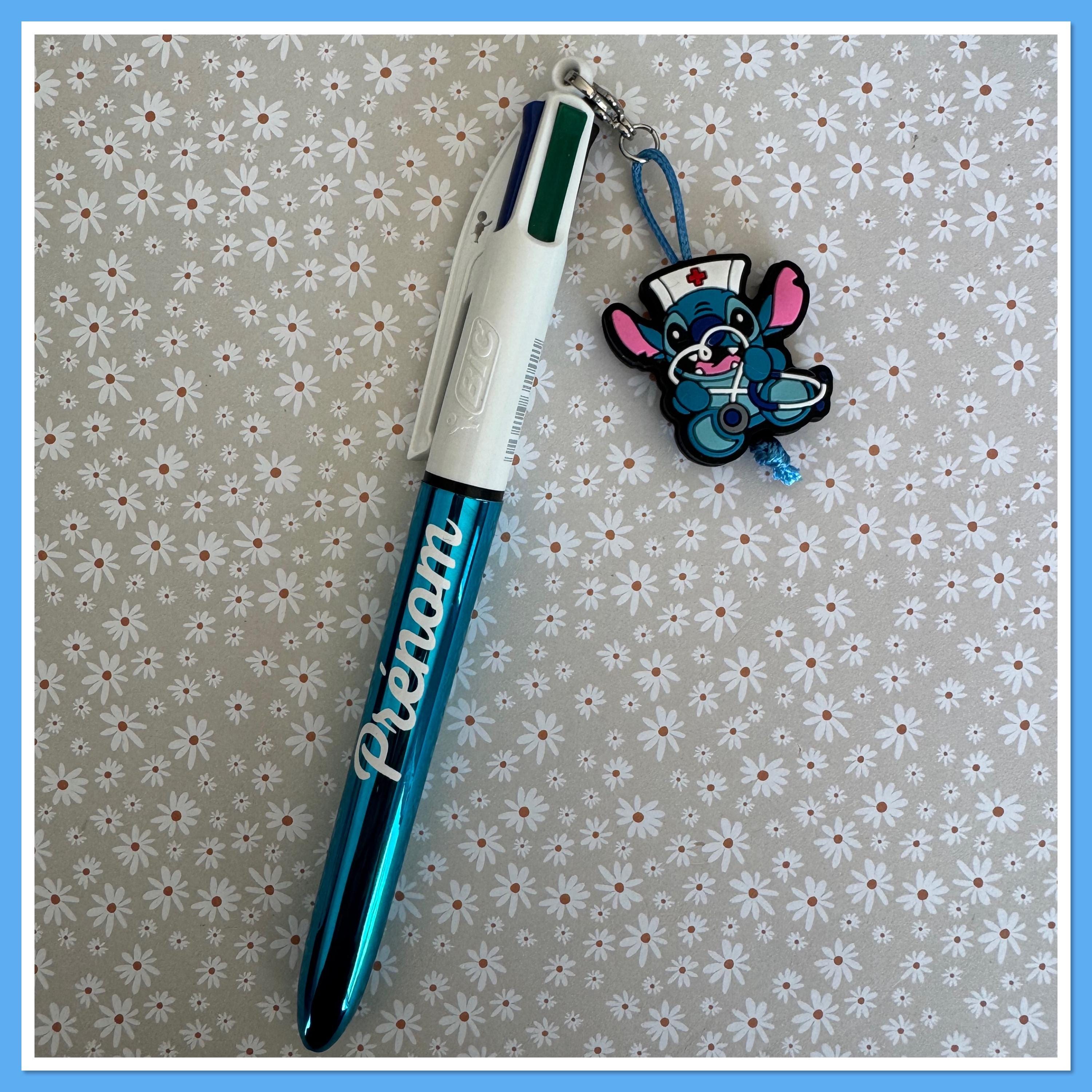 Gepersonaliseerde 4-kleurige Bic-pen met bedel van een verpleegkundige/verzorger