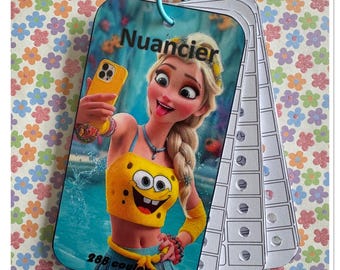 Felt-tip pen color chart - 288 - Acrylic - Color chart for Guangna or any other brand of pens